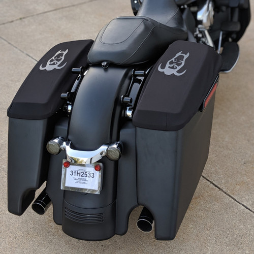 Hogworks Hogworkz® Saddlebag Lid Covers for Harley® Touring Motorcycles