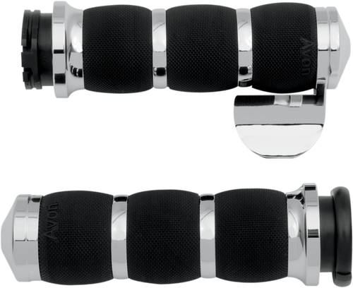 Grip - Air Cushion - Throttle Boss - Chrome