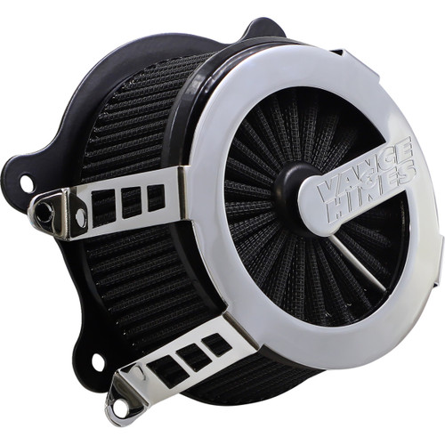 Vance & Hines #70356 - VO2 Cage Fighter Air Intake Kit - Chrome