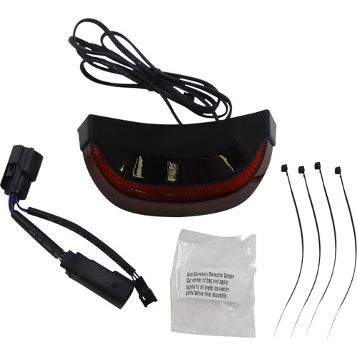 Ciro #40174 - Taillight - Red Lens - Black