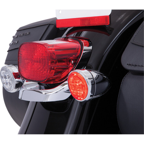 Ciro #45501 - Turn Signal Insert - Red LED - Chrome