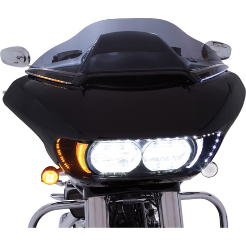 Ciro #11051 - LED Windshield Trim - Black - FLTR