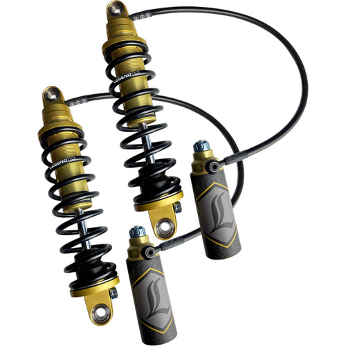 Legend Suspension #1310-1903 - REVO ARC Remote Reservoir Shocks - 13" - Heavy Duty - Gold