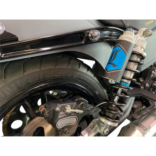 Legend Suspension #1310-1938 - REVO ARC Piggyback Shocks - 13" - Standard - Clear - '99-'17 Dyna
