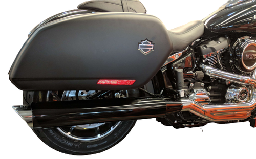Tab Performance #131-1292-B-1.75 - Sport Glide Compatible Exhaust Pipes | Chrome