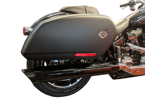 Tab Performance #131-2292-B-1.75 - Sport Glide Compatible Exhaust Pipes | Black