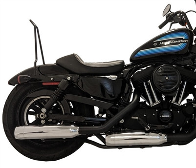 Tab Performance #151-1290-B4-1.75 - Sportster XL Tip Compatible Exhaust Pipes | Chrome