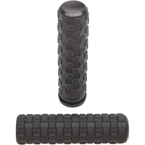 Arlen Ness #07-352 - Air Trax Grips - TBW - Black