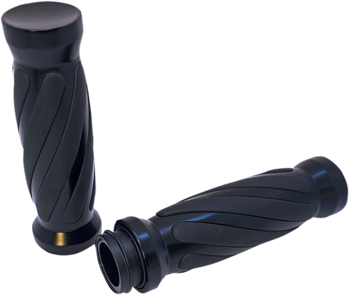 Grip - Twisted - Rubber - TBW - Black
