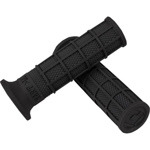 ODI #V02FWB - Hart-Luck Signature Full-Waffle Slip-On Grips - Black