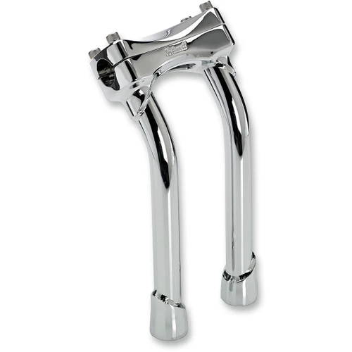 Biltwell #6404-105-10 - Murdock Handlebar Risers - Pullback - 10" - Chrome