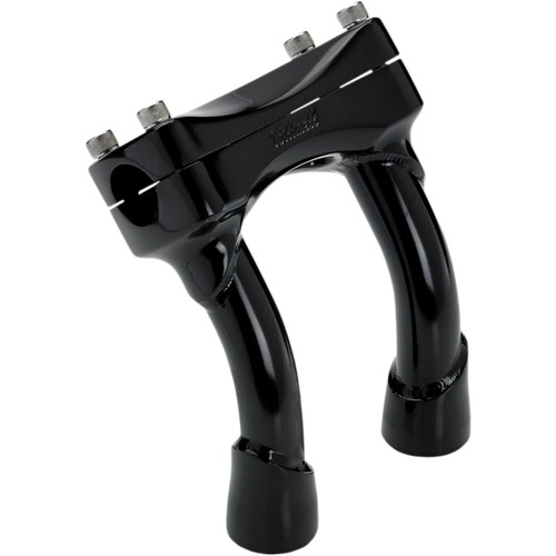 Biltwell #6404-201-06 - Murdock Handlebar Risers - Pullback - 6" - Black