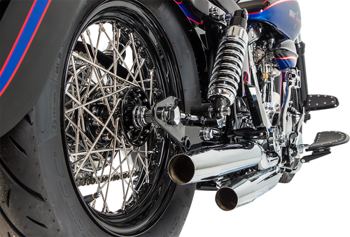 Drag Specialties Rim - 40 Hole - Chrome - 16x3 - Side Rubber Valve