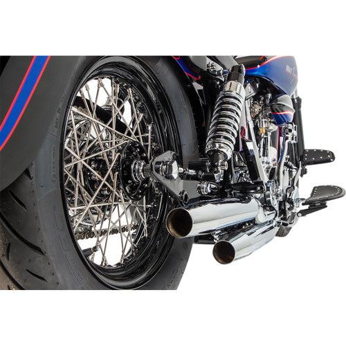 Drag Specialties - Rim - 40 Hole - Chrome - 16x3 - Side Rubber Valve