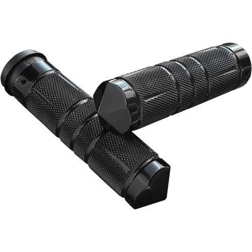 Accutronix #GR101-SKIB - Knurled Diamond Custom Grips - TBW - Black