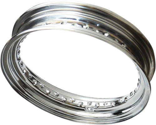 Drag Specialties Rim - 40 Hole - Chrome - 16x3 - Side Metal Valve