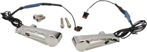 Turn Signal FLTR - Dimpled - Chrome