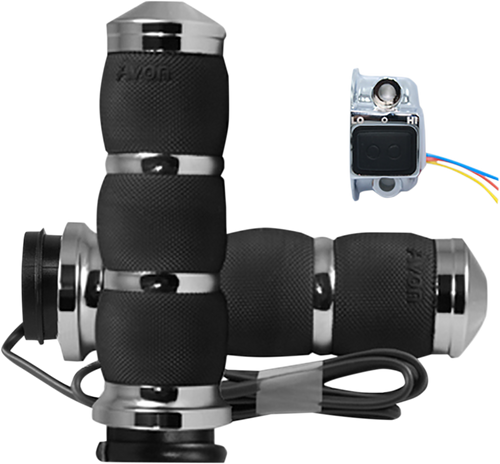 Grip - Heated - Air Cushion - TBW - Chrome