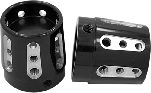 Front Axle Nut Cover - Black - Gatlin - 1"