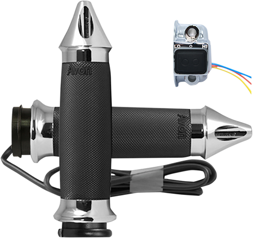 Grip - Heated - Custom Contour - Spike - TBW - Chrome