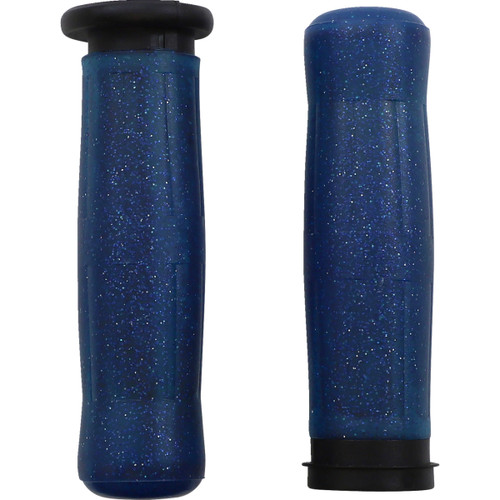 Avon Grips #OLD-69-SBLUE-FL - Old School Rubber Grips - Throttle-By-Wire - Sparkling Blue