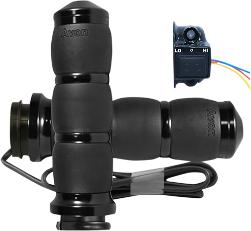 Grip - Heated - Velvet Air - TBW - Black