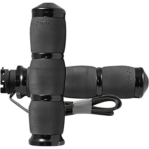 Avon Grips #IN-S-AIR-90A-H - Heated Grips - Air Cushion - Indian - Black