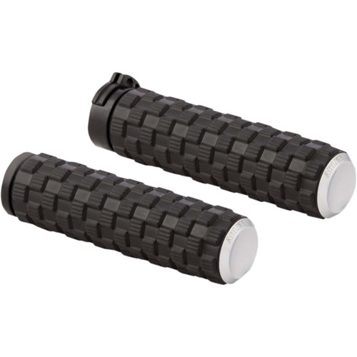Arlen Ness #07-351 - Air Trax Grips - Cable - Chrome