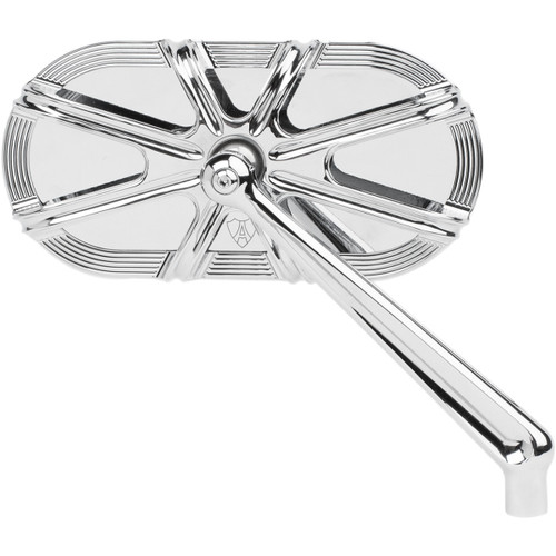 Arlen Ness #13-163 - Mirror - Side View - Caged Series/10 Gauge - Chrome - Right