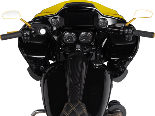 Arlen Ness #510-018 Mirror - Tearchop - Side View - Teardrop - Gold - Right