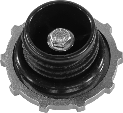 Arlen Ness #701-007 Vented Gas Cap - 10 Gauge - Titanium