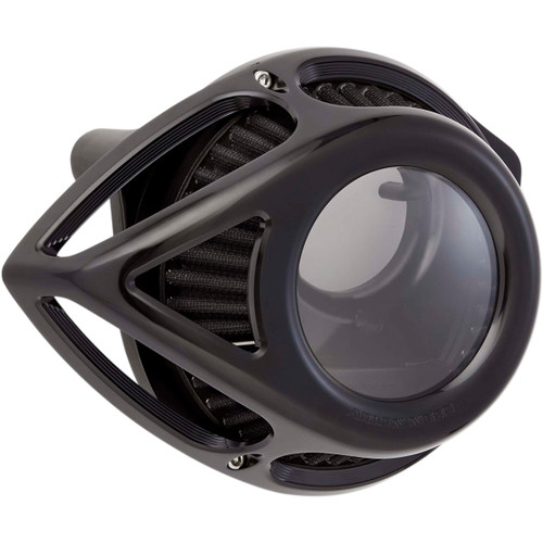 Arlen Ness #18-977 - Clear Tear Air Cleaner Kit - Black