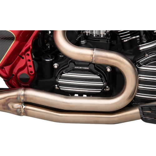 Arlen Ness #03-823 - 10-Gauge Hydraulic Clutch Actuator Cover - Black/Machined - '14-'20 Harley-Davidson