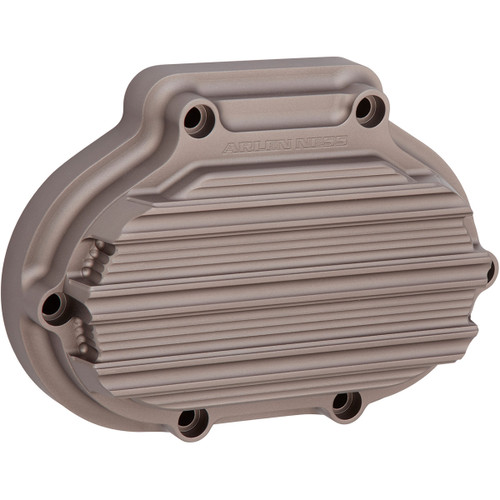 Arlen Ness #03-815 - 10-Gauge Transmission Side Cover - Titanium - Harley-Davidson