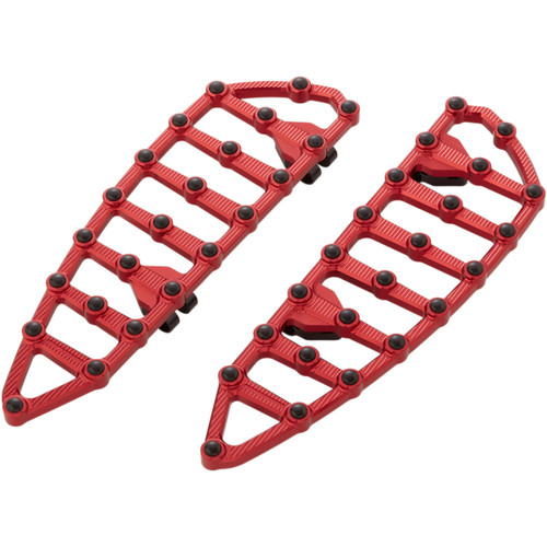 Arlen Ness #06-893 - MX Driver Floorboards - Red