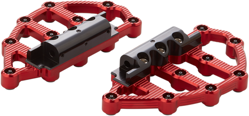 Arlen Ness #06-898 MX Passenger Floorboards - Red