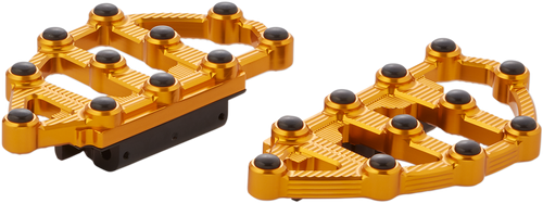 Arlen Ness #06-899 MX Passenger Floorboards - Gold