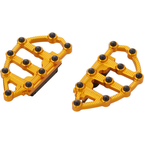 Arlen Ness #06-899 - MX Passenger Floorboards - Gold
