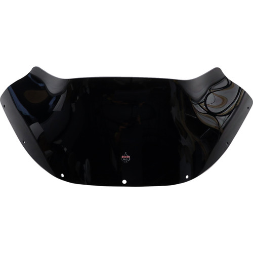 Klock Werks #KWW-02-0501 - Flare® Windshield - 9" - Black - '85-'92 FXRP