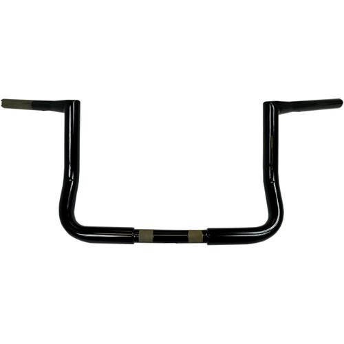 LA Choppers #LA-7361-10B - 1-1/4" Twin Peaks Touring Handlebar - 10" - Black