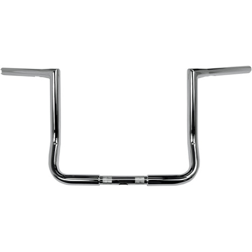 LA Choppers #LA-7361-12 - 1-1/4" Twin Peaks Touring Handlebar - 12" - Chrome