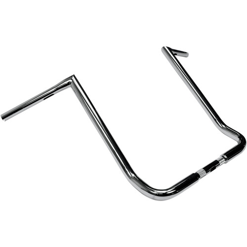 LA Choppers #LA-7361-18 - 1-1/4" Twin Peaks Touring Handlebar - 18" - Chrome
