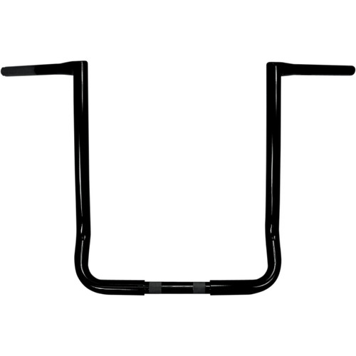 LA Choppers #LA-7361-18B - 1-1/4" Twin Peaks Touring Handlebar - 18" - Black