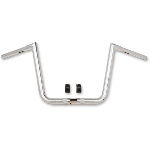 LA Choppers #LA-7312-63 - 1-1/4" Hefty Twin Peaks Handlebar - 13" - Chrome