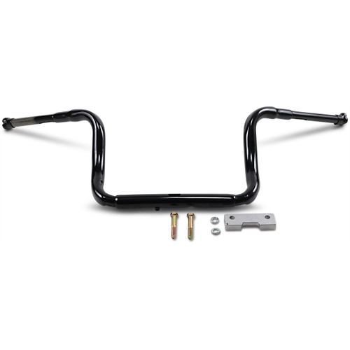 LA Choppers #LA-7322-12B - 1-1/2" Grande Touring Ape Hanger Handlebar - 12" - Black