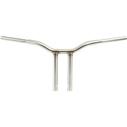 LA Choppers #LA-7337-14SS - Kage Fighter Welded Straight-Riser Handlebar - One Piece - 14" - Stainless Steel