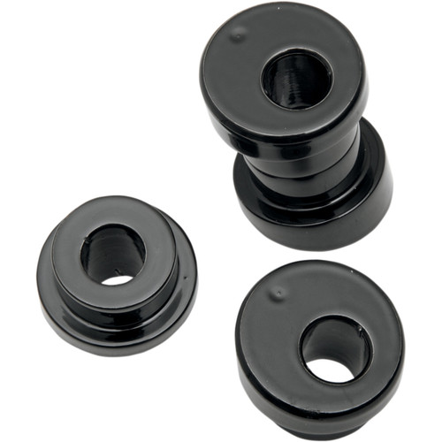 LA Choppers #LA-7400-10B - Angled Handlebar Riser Bushing Kit - 10° - Black