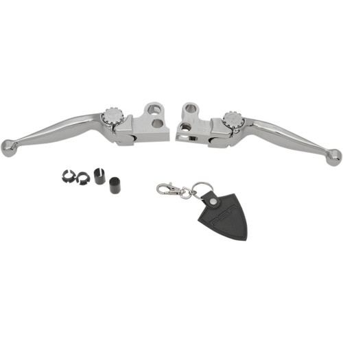 PSR #12-00602-20 - Journey Adjustable Lever Set for Harley Models - Chrome