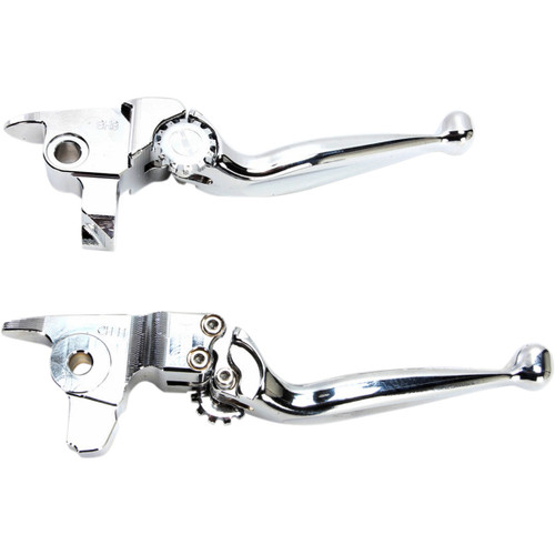 PSR #12-00611-20 - Journey Adjustable Lever Set for Harley Models - Chrome