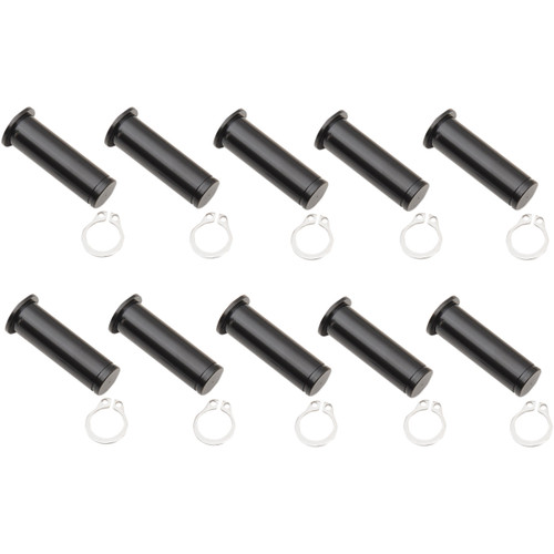 Drag Specialties - Pivot Pin/Clip Kit - Lever - 10 Pack - Black